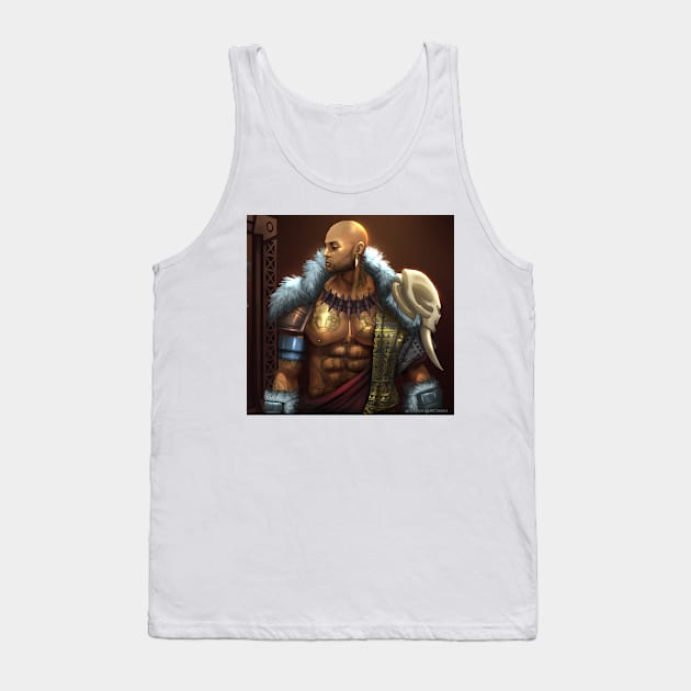 Man in The Mirror Collection - Human King Version Tank Top by Beckley Art